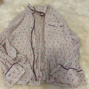 I I I silk XS PAJAMA TOP silk